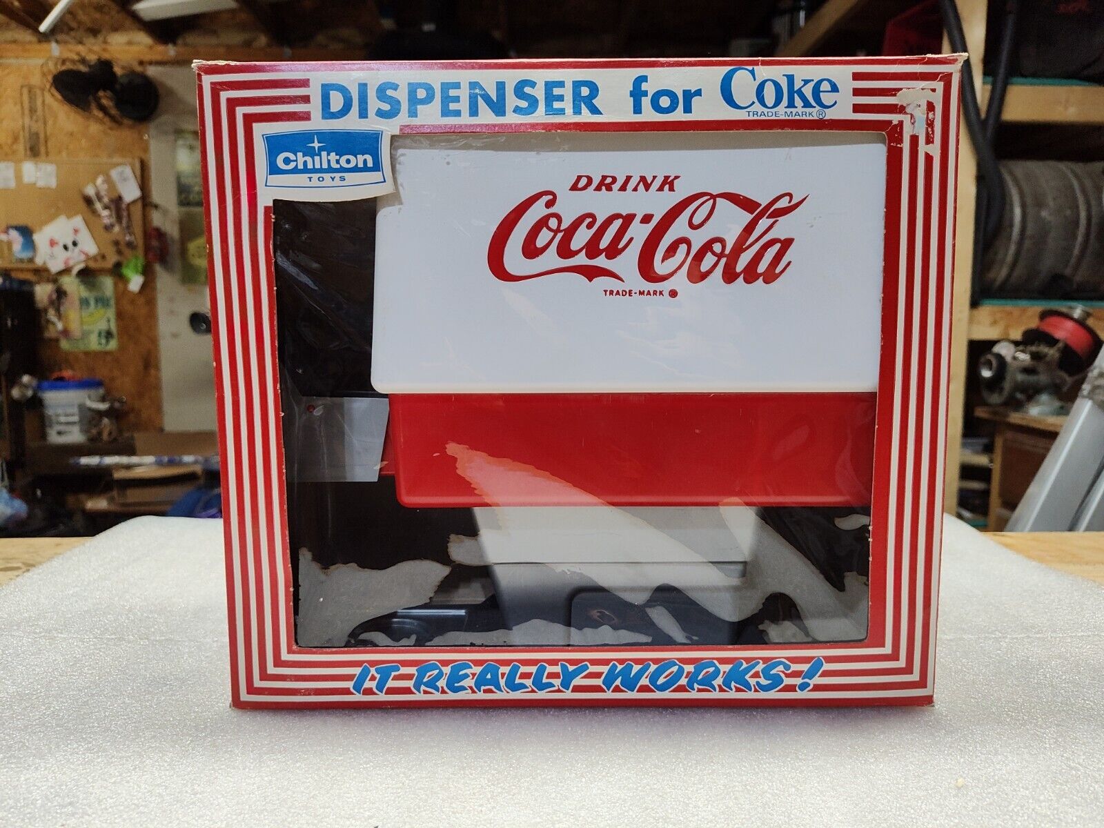 Vintage Chilton Toys Coca-Cola Coke Dispenser In Original Box