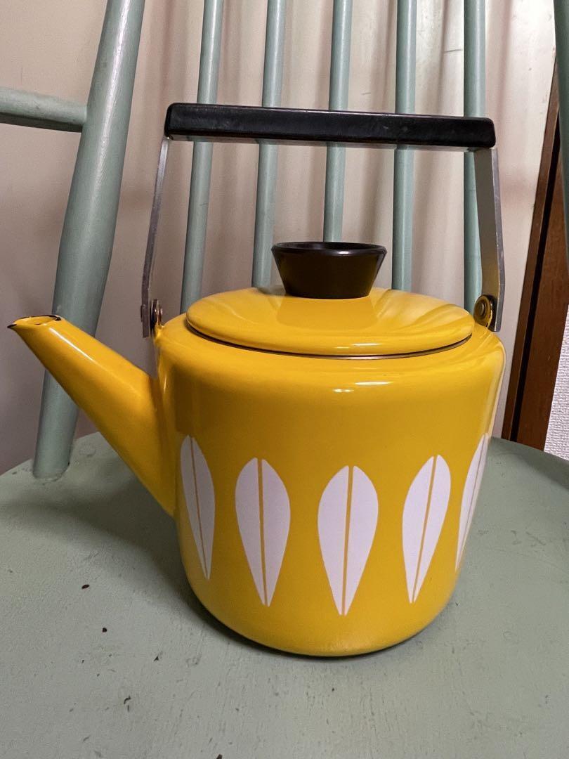Kettle Cathrineholm Vintage Yellow kitchen cookware