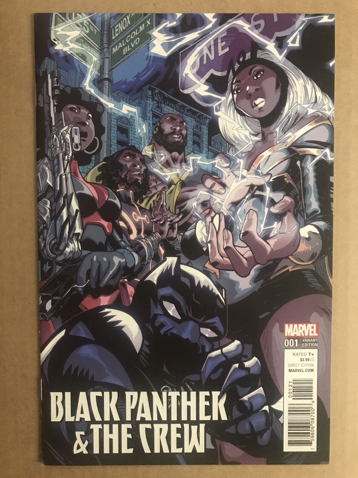 Black Panther And The Crew #1 Retailer Incentive Variant 2017 Marvel Comic