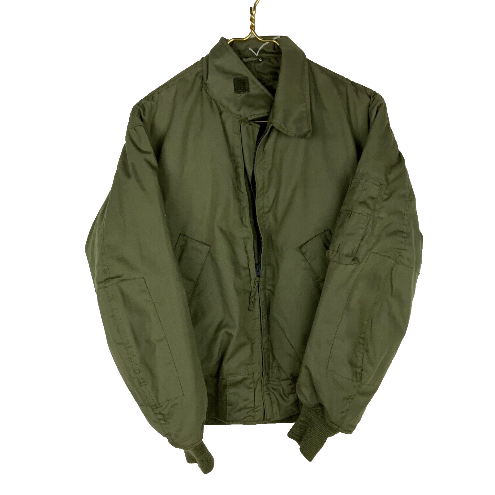 Vintage Us Military Avirex Cold Weather High Temp Jacket Size Medium Green 1985