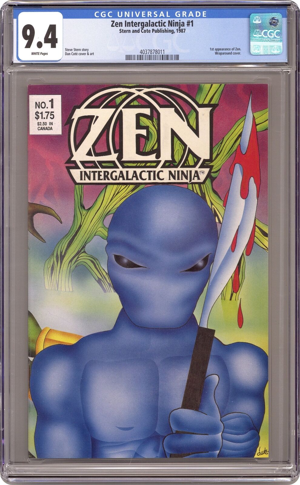 Zen Intergalactic Ninja #1 CGC 9.4 1987 4037878011