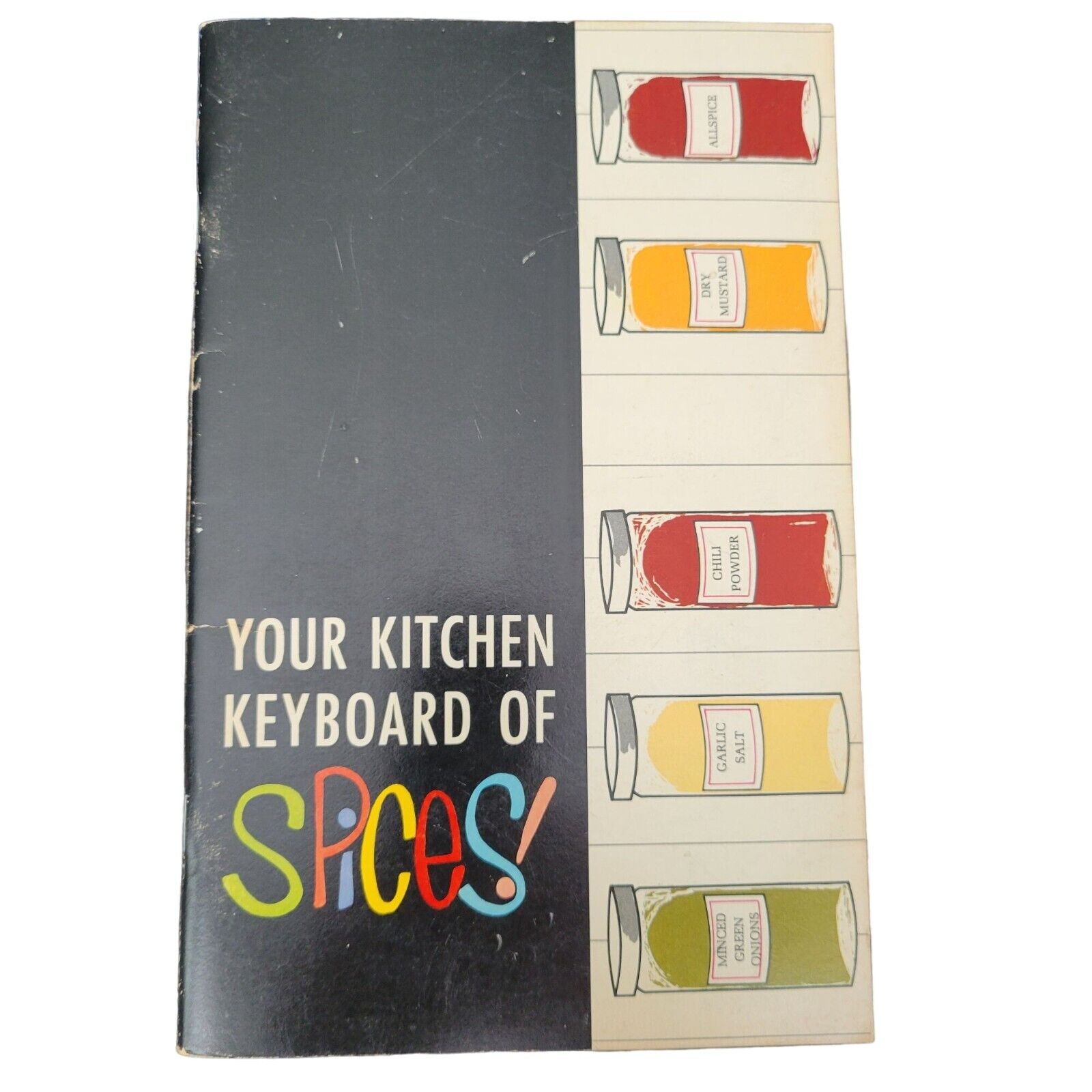 Vintage 1960 Cook Booklet Your Kitchen Keyboard Of Spices RT French Co.