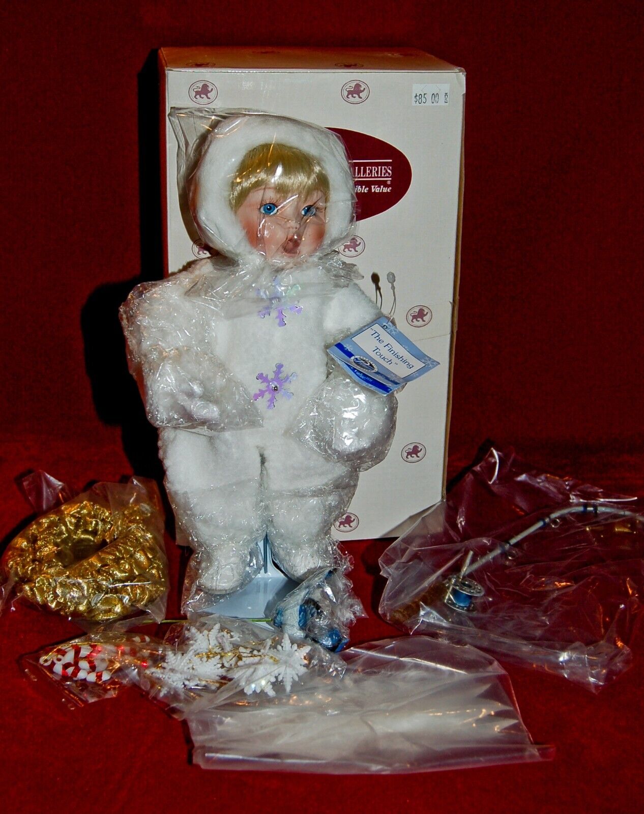 VINTAGE Ashton Drake Galleries A Snowbaby Christmas Doll New In Box