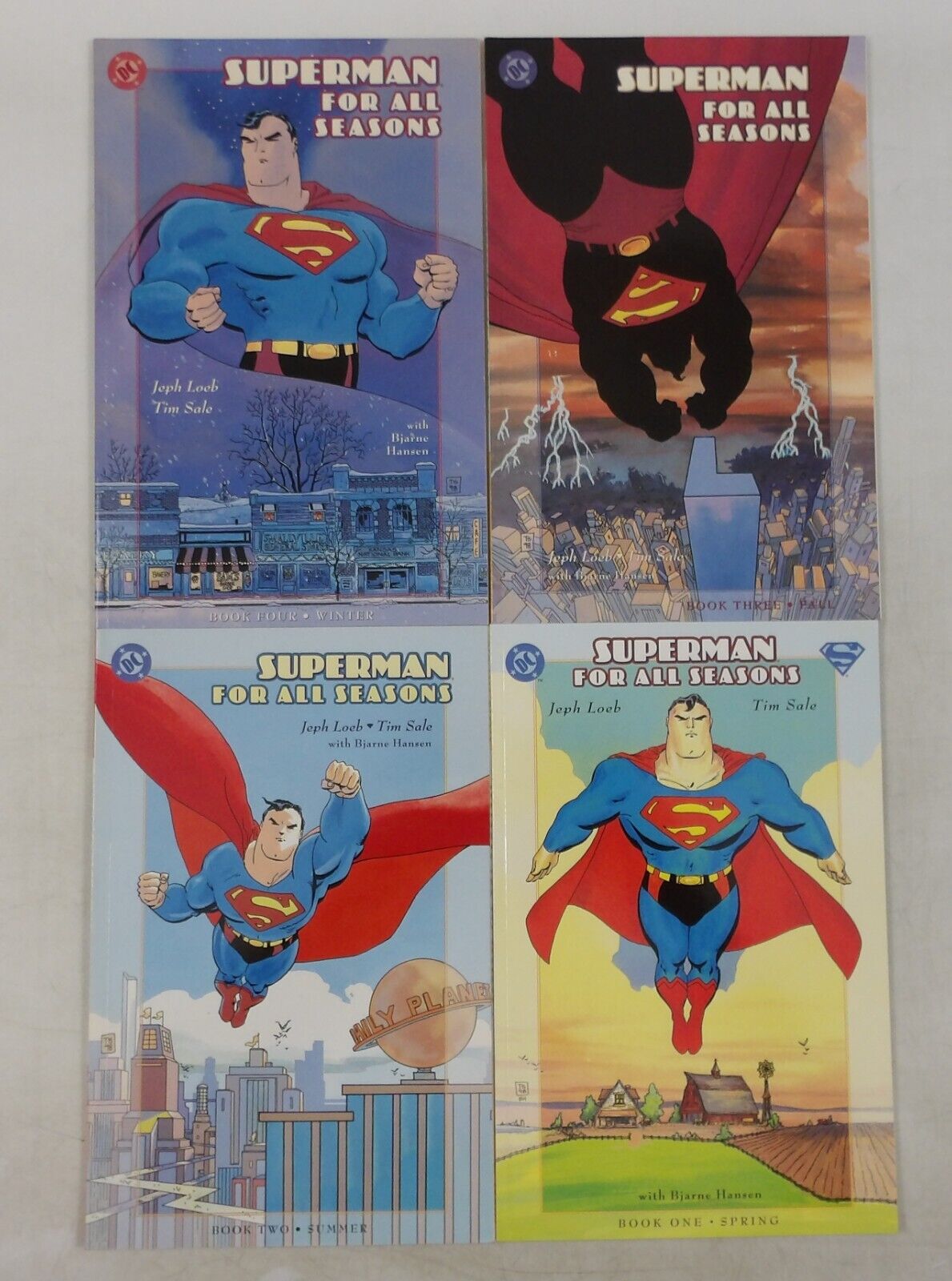 Superman For All Seasons #1-4 VF/NM complete series Jeph Loeb Tim Sale DC