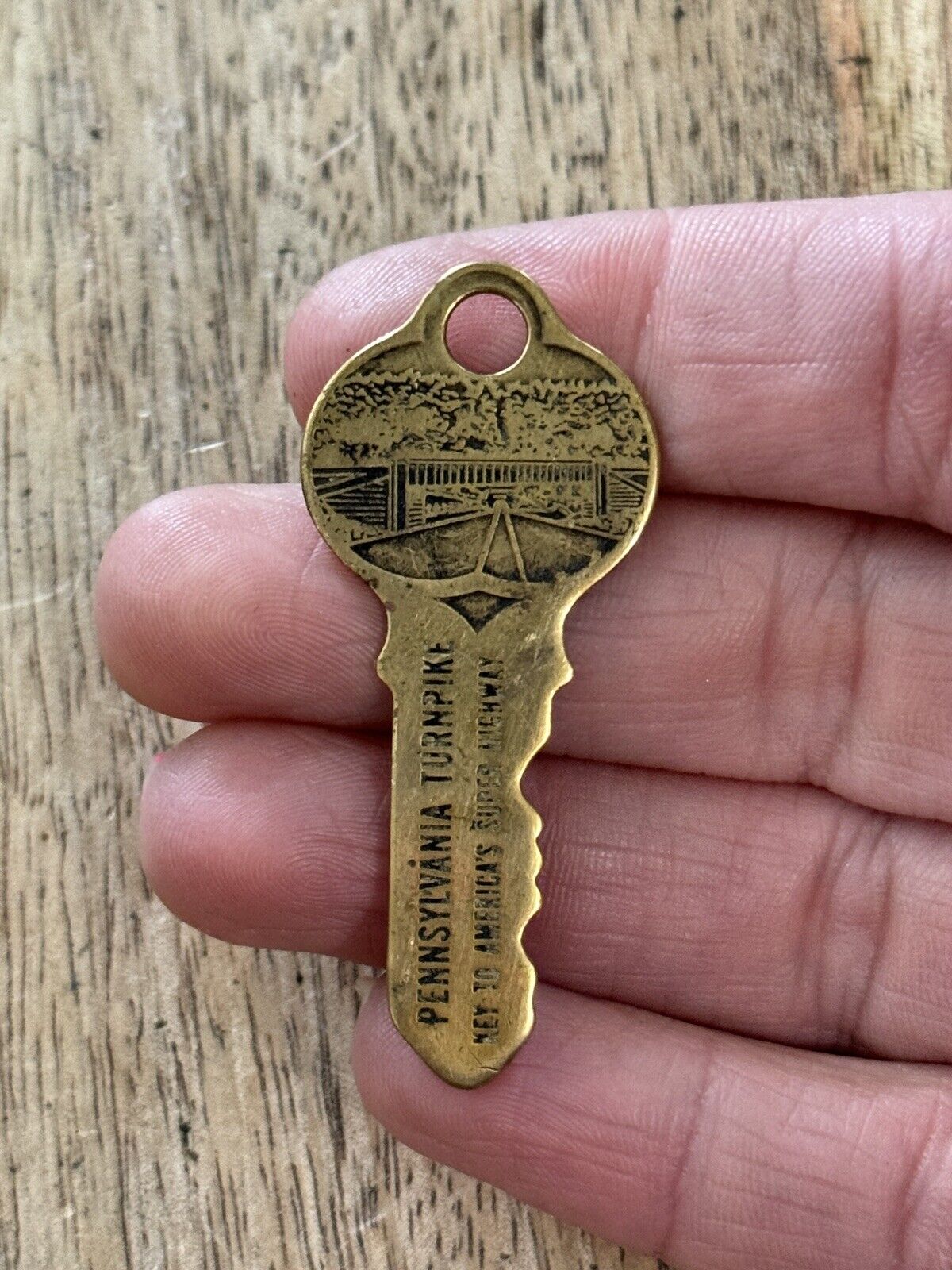 Vintage Pennsylvania Turnpike Commemorative Key Collectible ￼