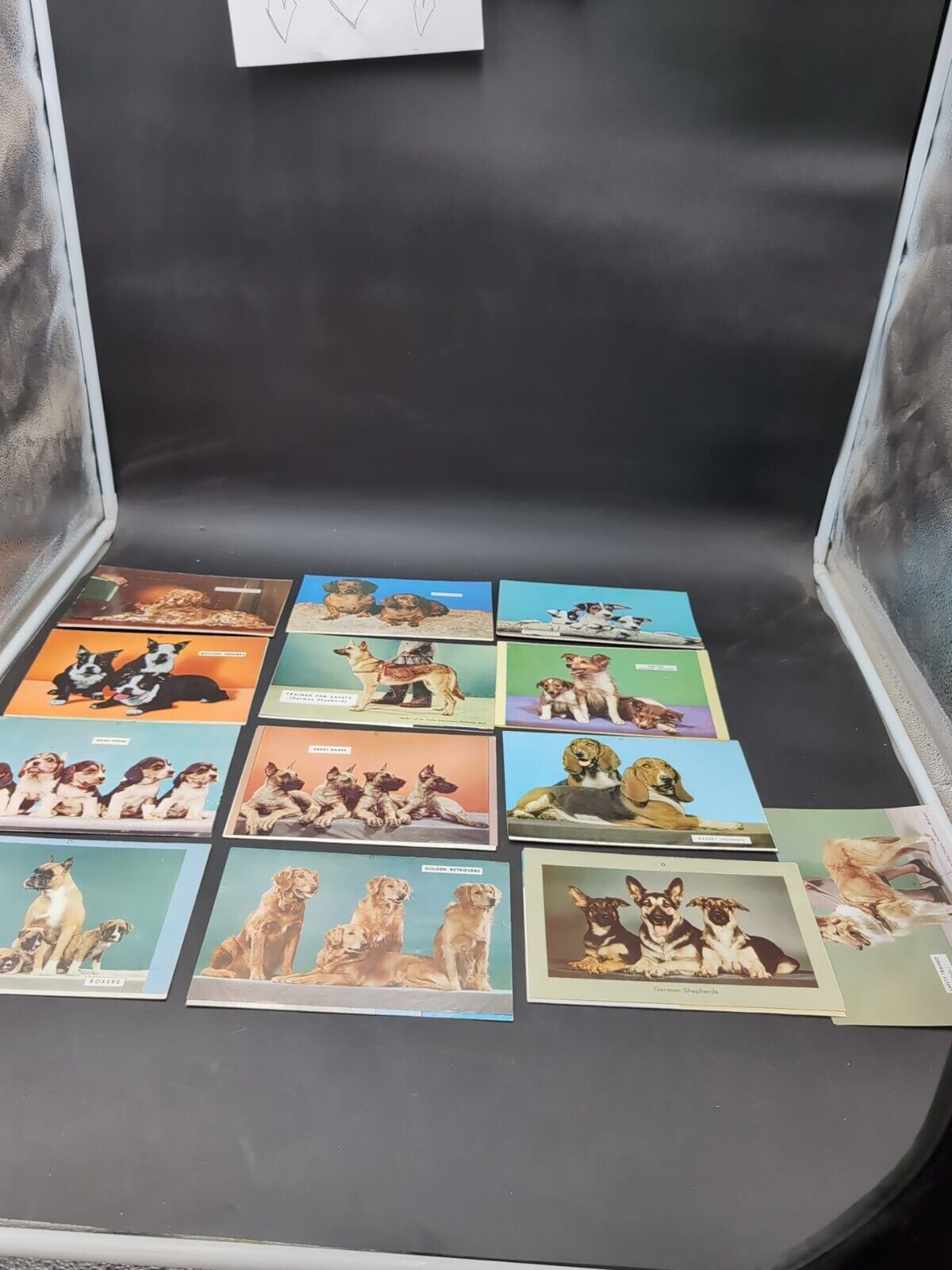 1950s Chevrolet Calendar Brochure Postcards Dogs Vintage Lot Super Service Ads