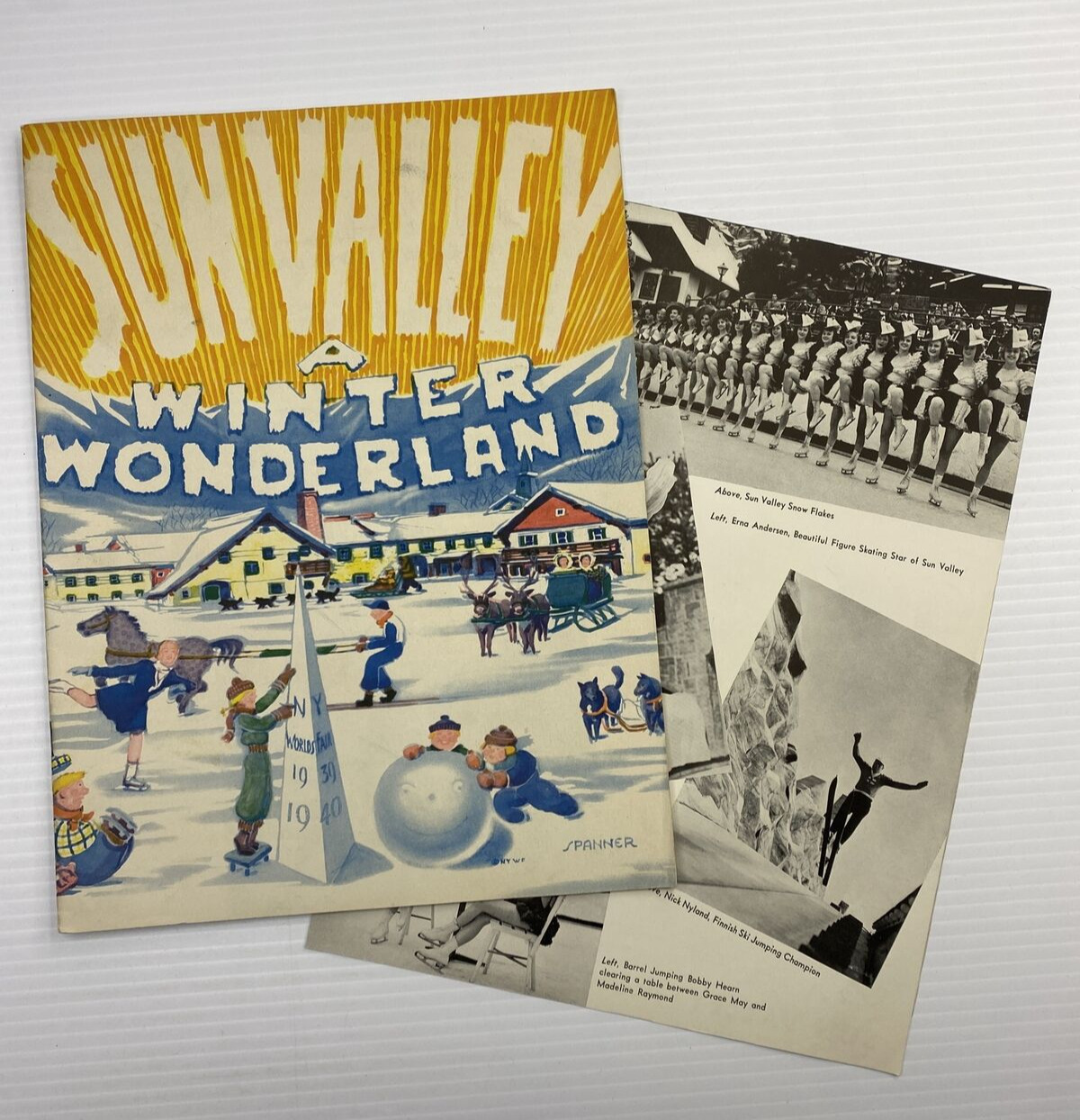 Sun Valley New York World's Fair Program A Winter Wonderland Beautiful 1939 1940