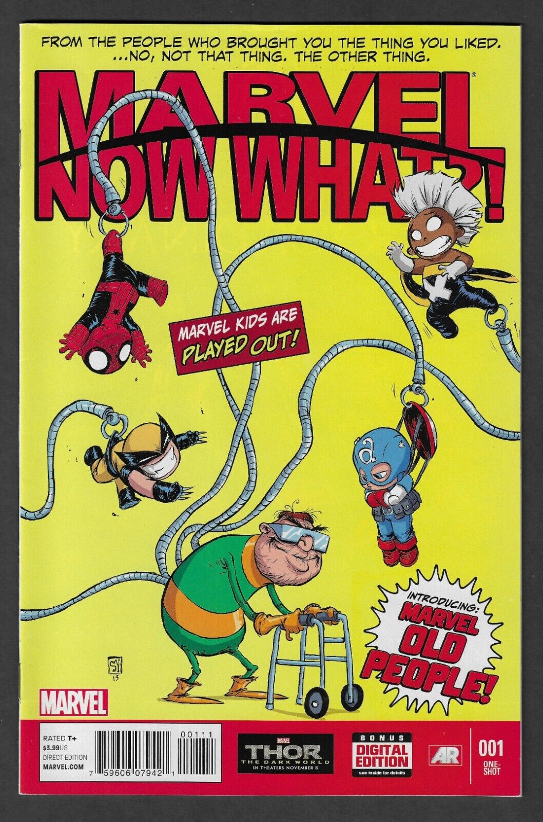 MARVEL: NOW WHAT? #1 SKOTTIE YOUNG VARIANT (2013)