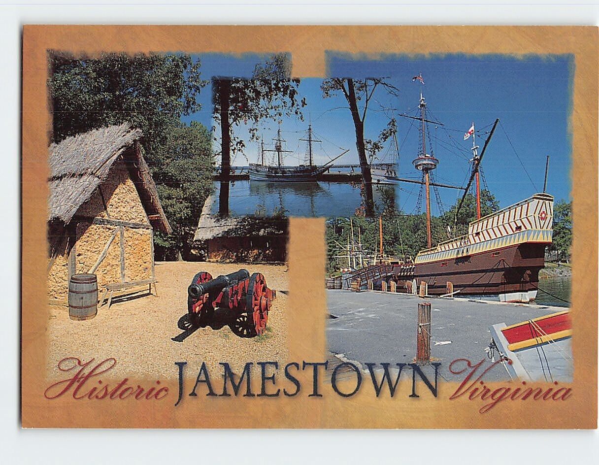 Postcard Historic Jamestown Virginia USA