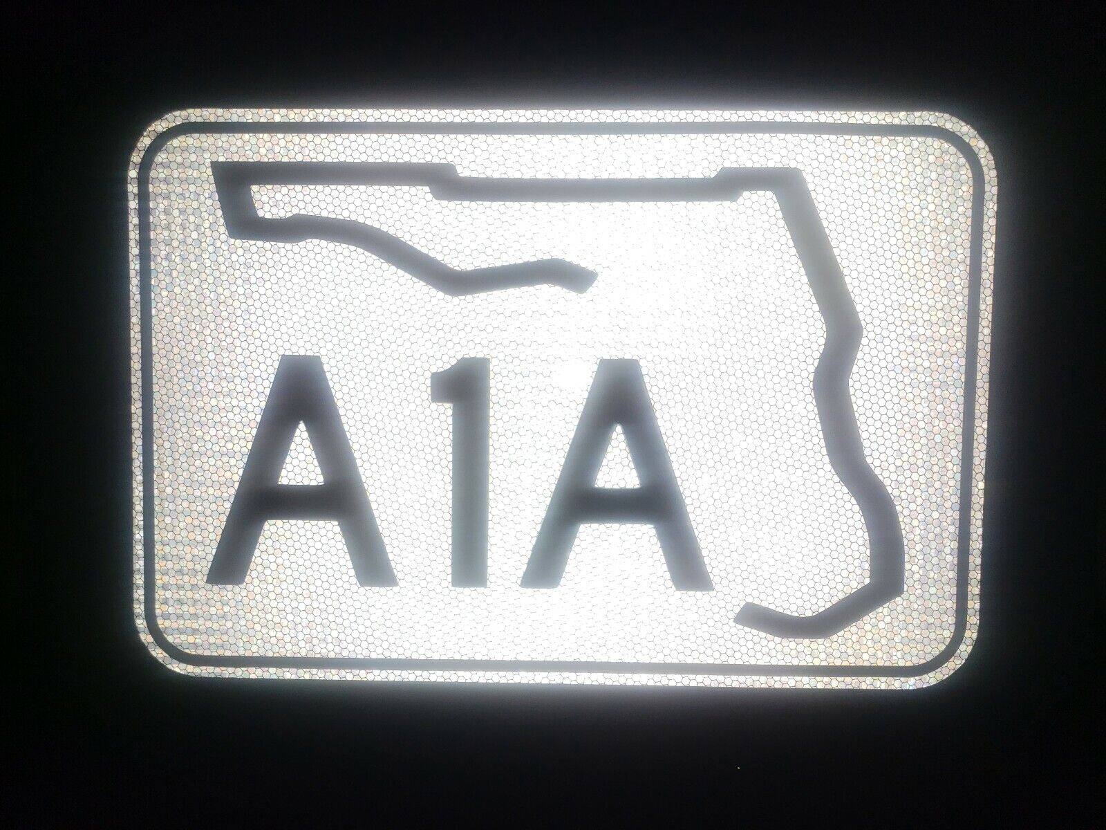 FLORIDA A1A route road sign 18\