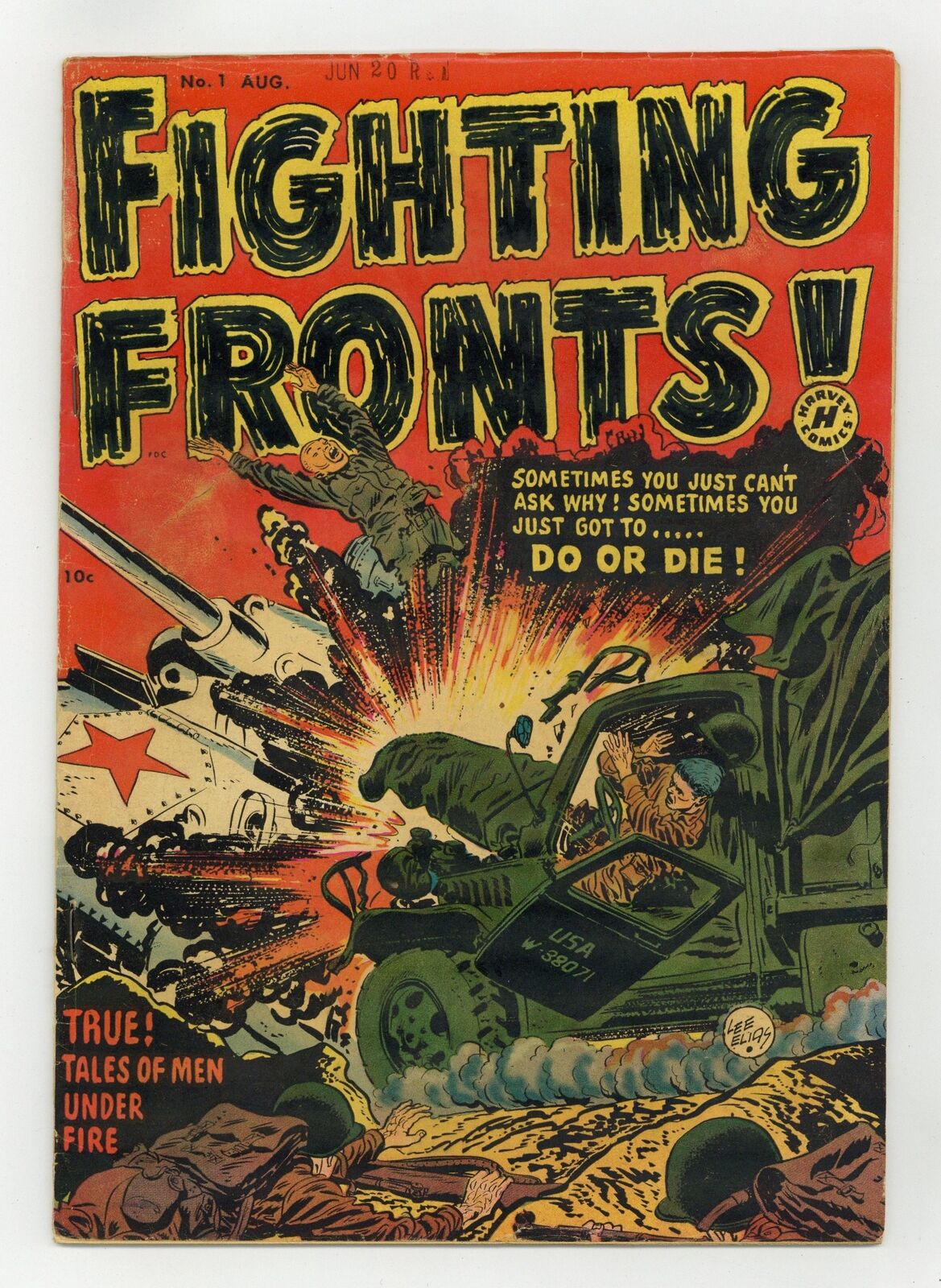 Fighting Fronts #1 GD/VG 3.0 1952