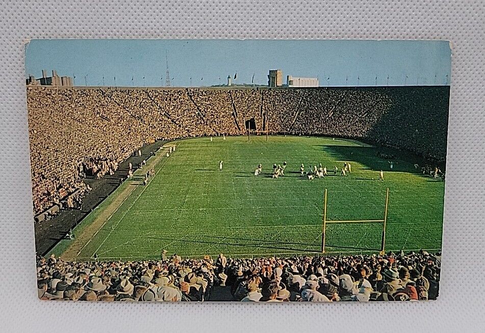 Vintage Postcard Memorial Stadium University of Minnesota Gopher Football
