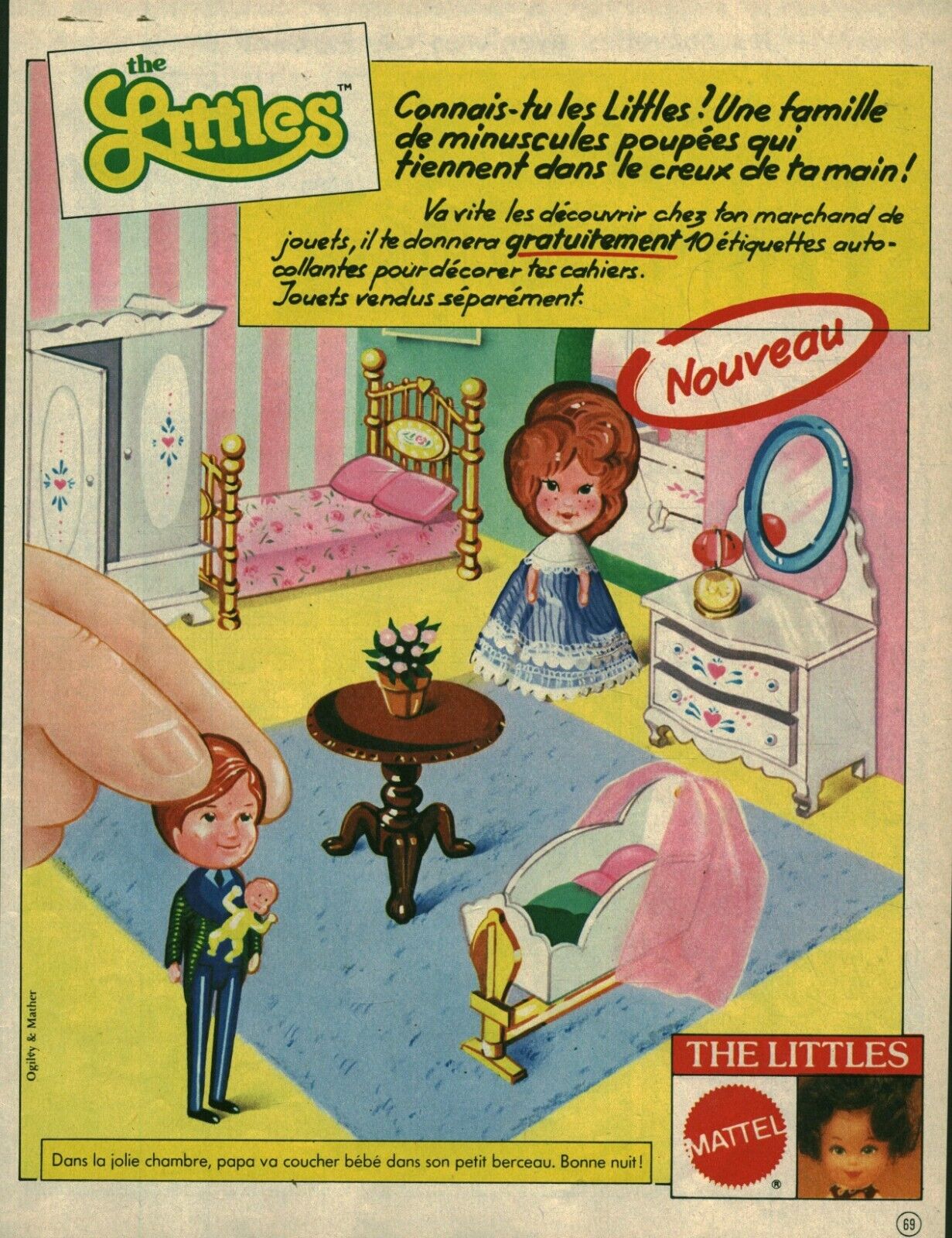 1959 The Littles Mattel Vintage Magazine Ad