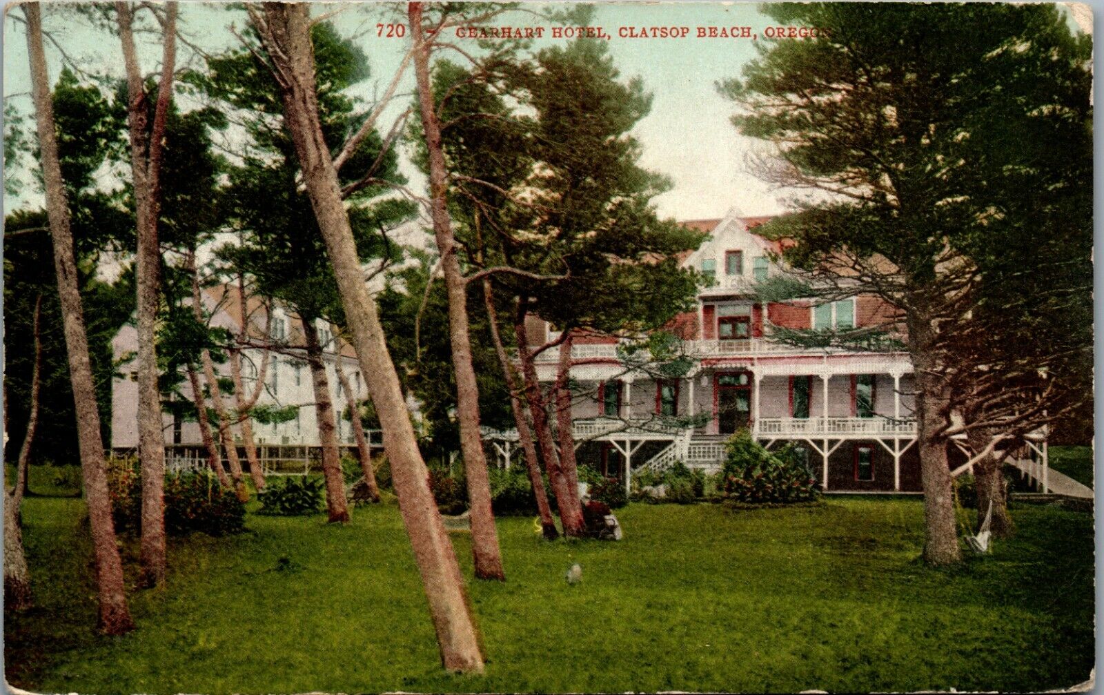 Gearhart Hotel, Clatsop Beach, Oregon Postcard (1911)