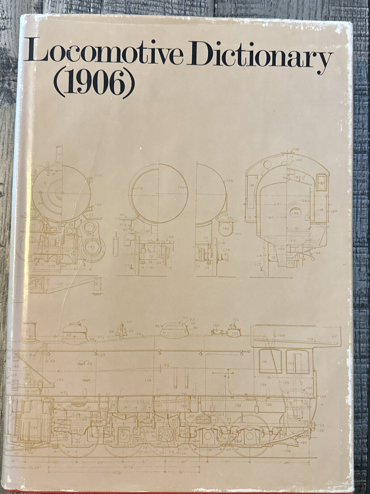 Locomotive Dictionary 1906 by George Fowler HC 1972 First Edition RARE
