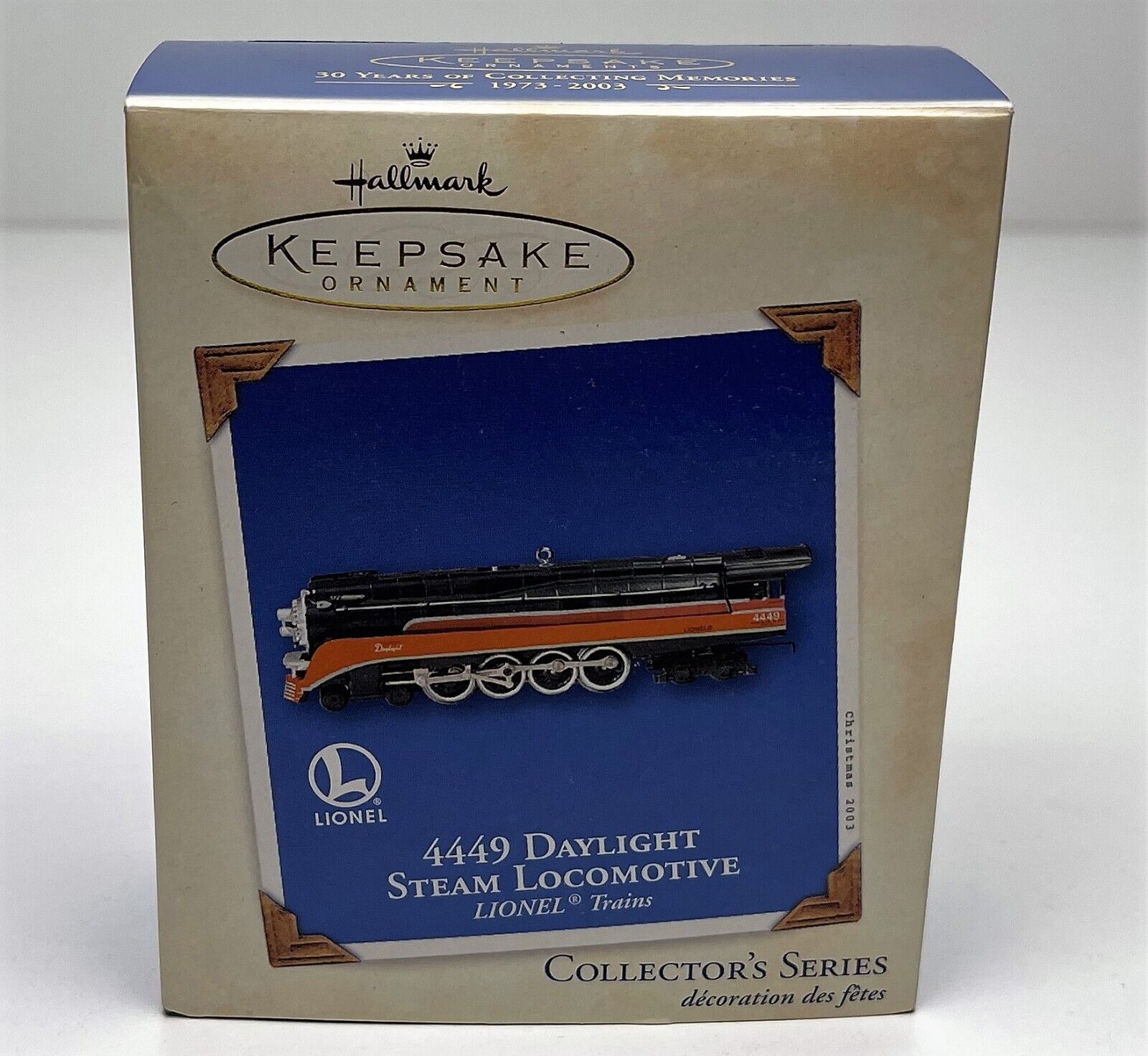 Hallmark Keepsake Ornament - Lionel 4449 Daylight Steam Locomotive - New