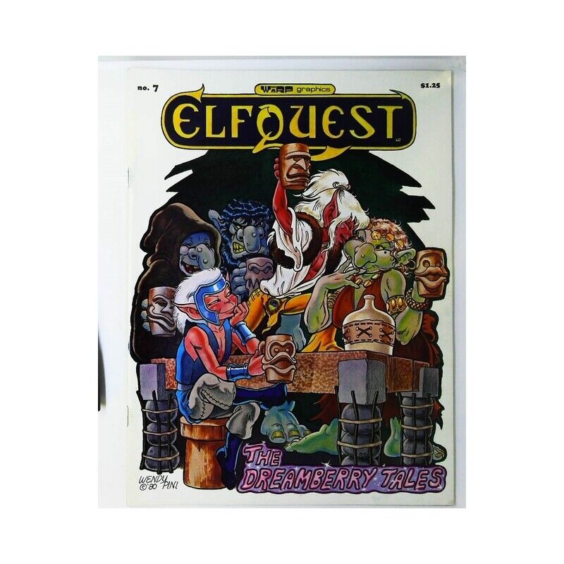 Elfquest #7 - 1978 series Warp comics VF+ Full description below [w 