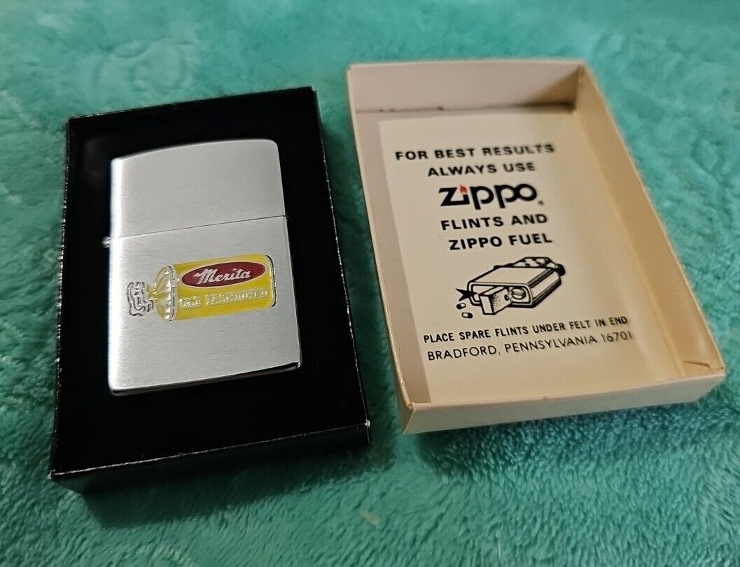 1978 NOS Merita bread zippo IN BOX