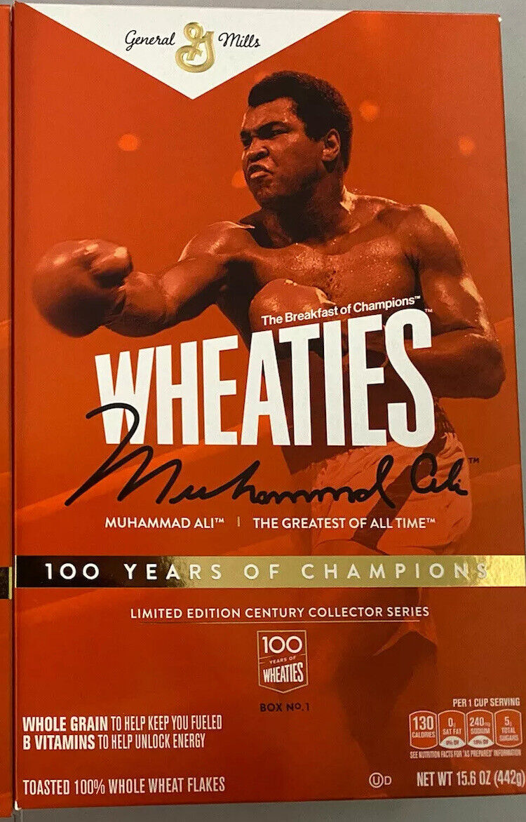 Wheaties Century Collection Gold Box #1: Muhammad Ali - Collectible BOX ONLY