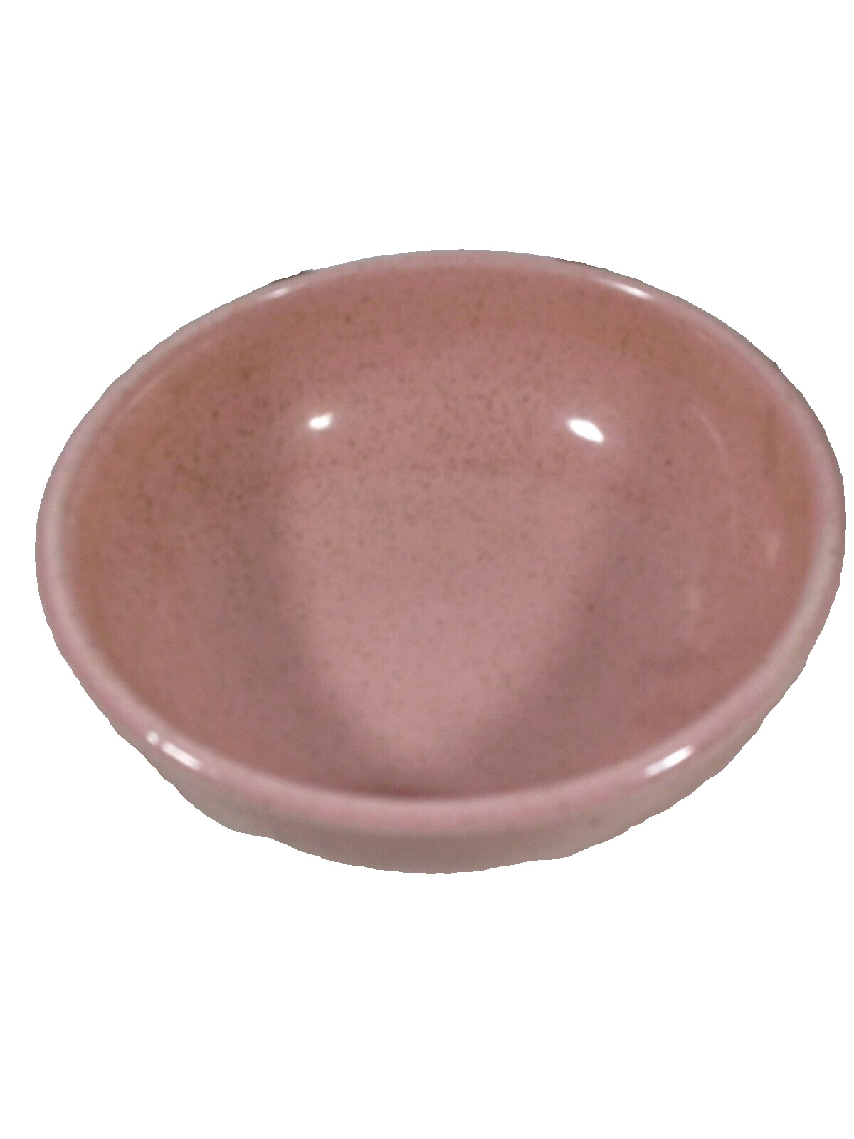 Vintage McCoy Pottery Speckled Pink Soup Cereal Bowl 5-1/2”