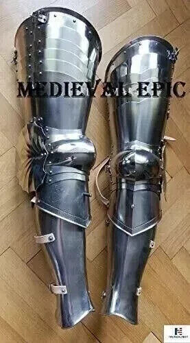 Medieval Epic Full Leg Armor Set Medieval Knight Steel Greaves gift