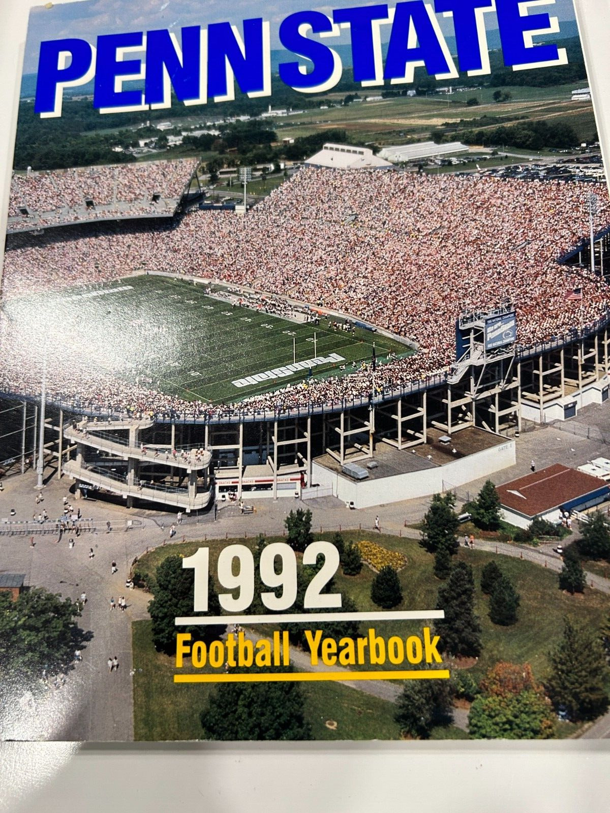 1992 PENN STATE FOOTBALL YEARBOOK Soft Cover