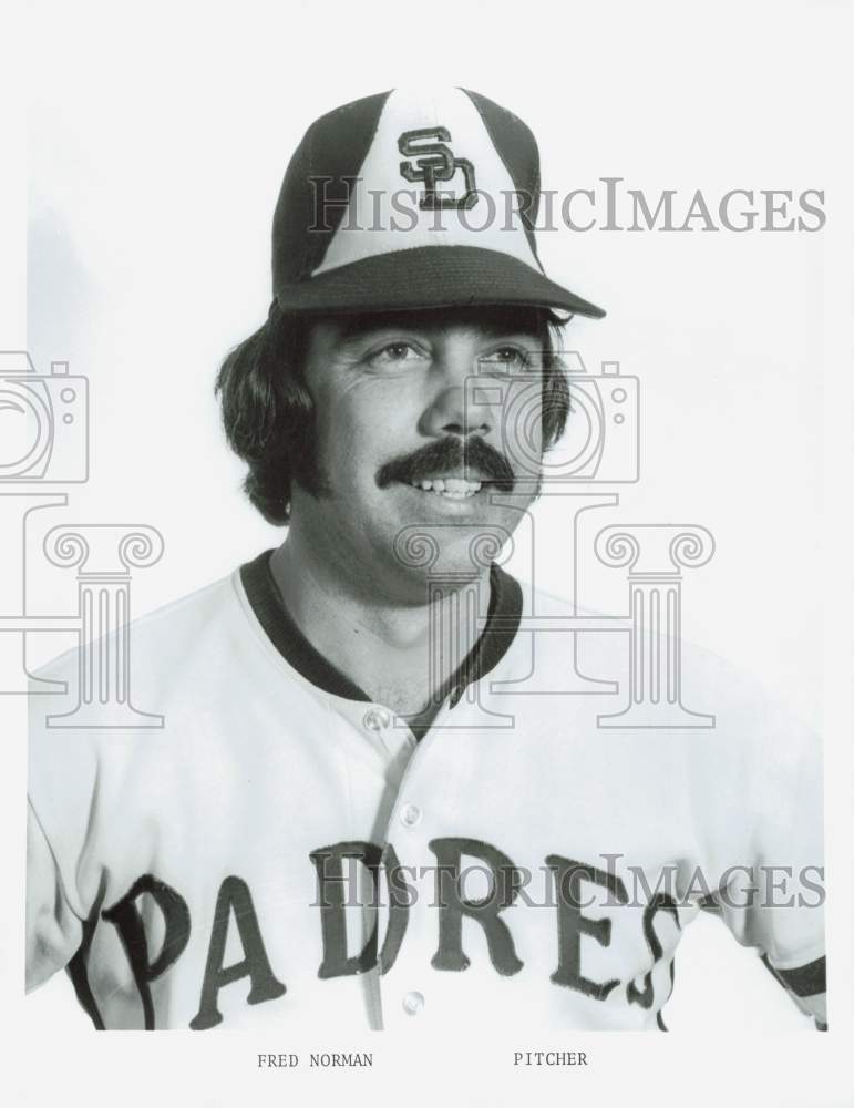 Press Photo San Diego Padres Baseball Player Fred Norman - lrs28342