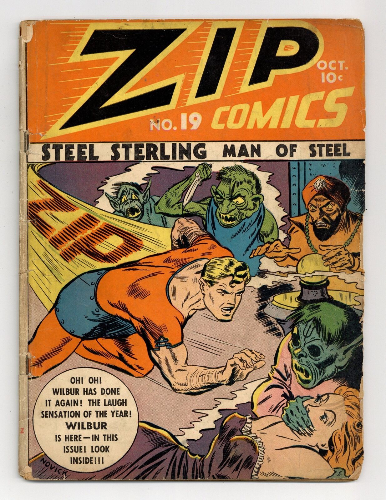 Zip Comics #19 GD+ 2.5 1941