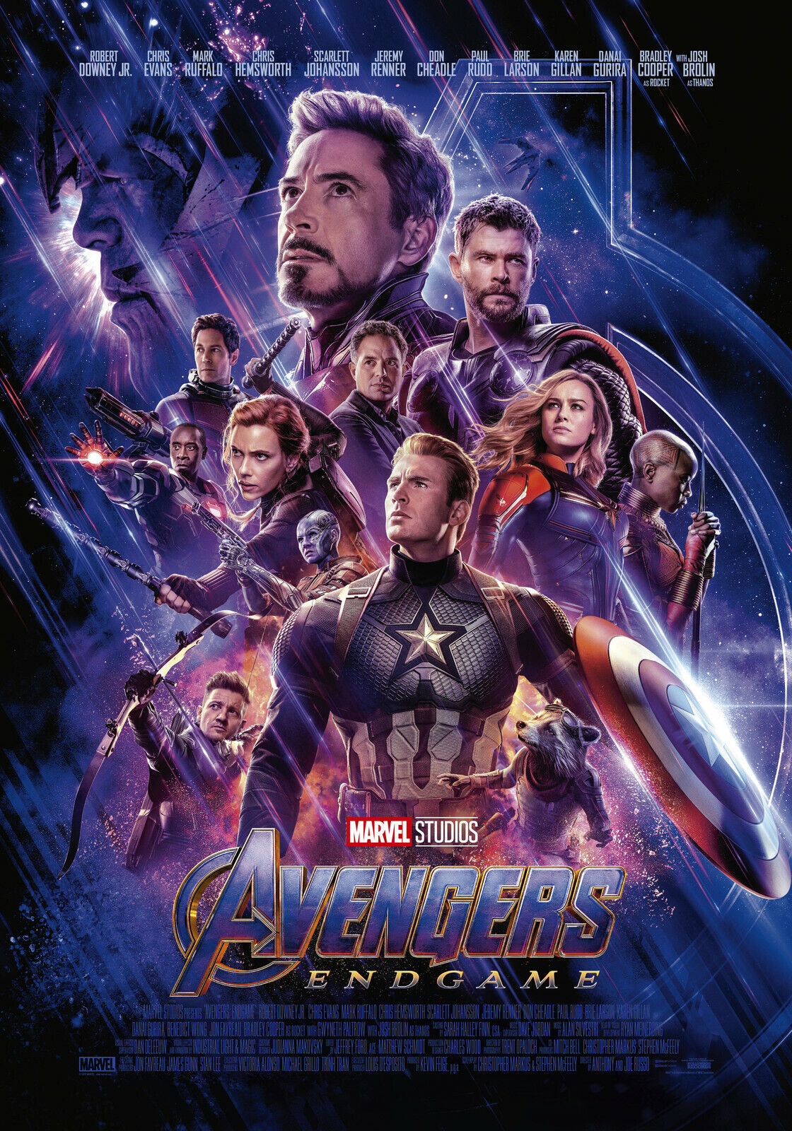 Avengers Endgame Movie Poster Print Art 8x10 11x17 16x20 22x28 24x36 27x40 C