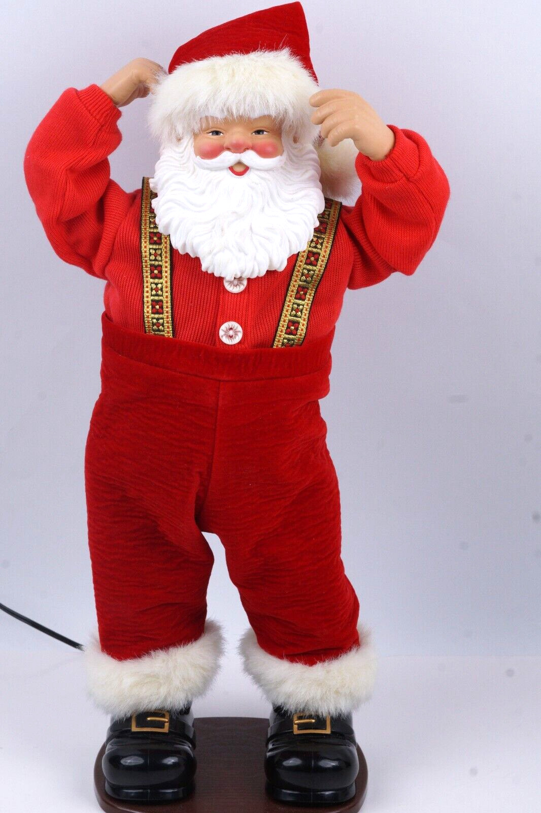 Jingle Bell Rock Santa Animated Dancing Singing Santa Claus Christmas Fantasy