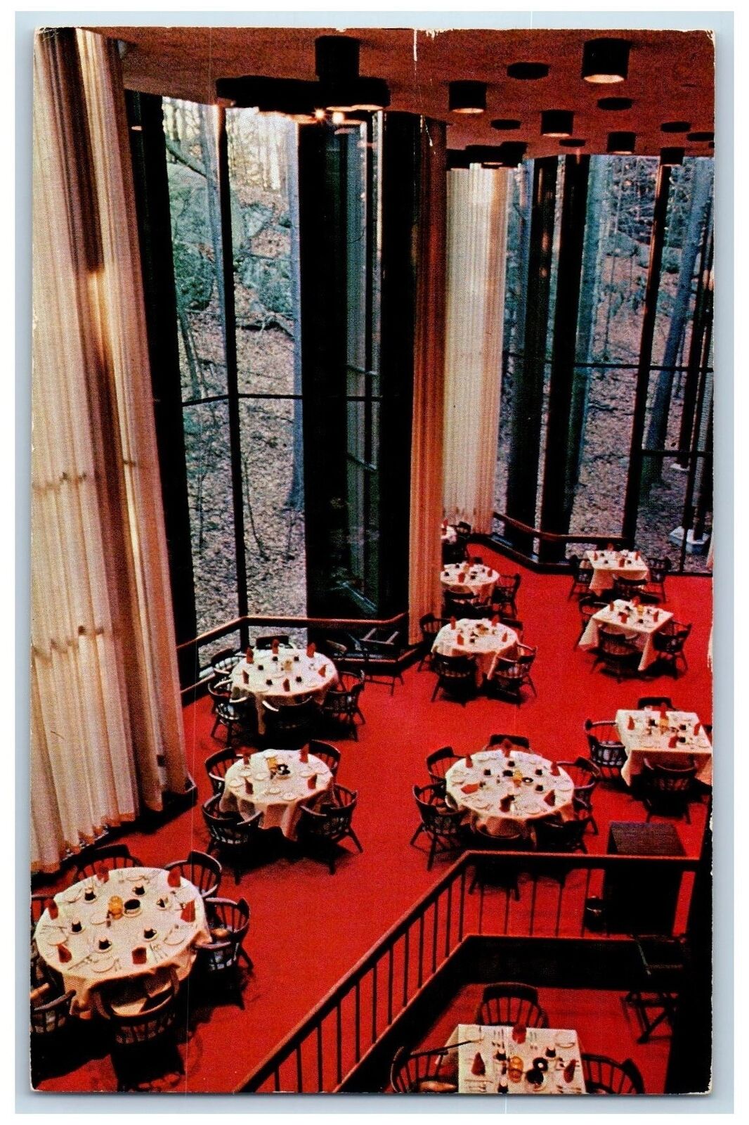 1960 The England Center For Continuing Education Dining Room Durham NH Postcard