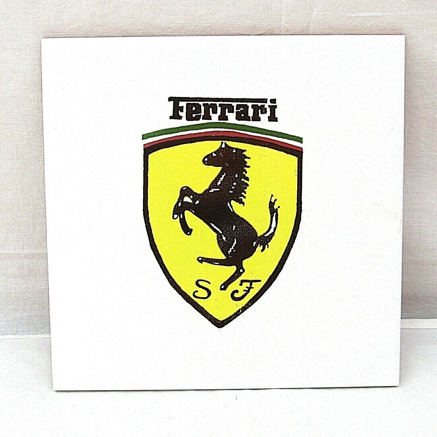 Ferrari Prancing Horse Ceramic Tile 8