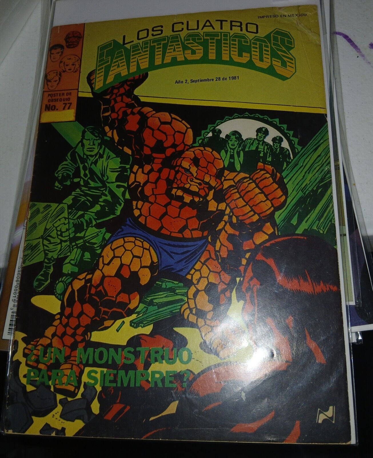 Los Cuatro Fantasticos #77( Inpreso En Mexico 1981)