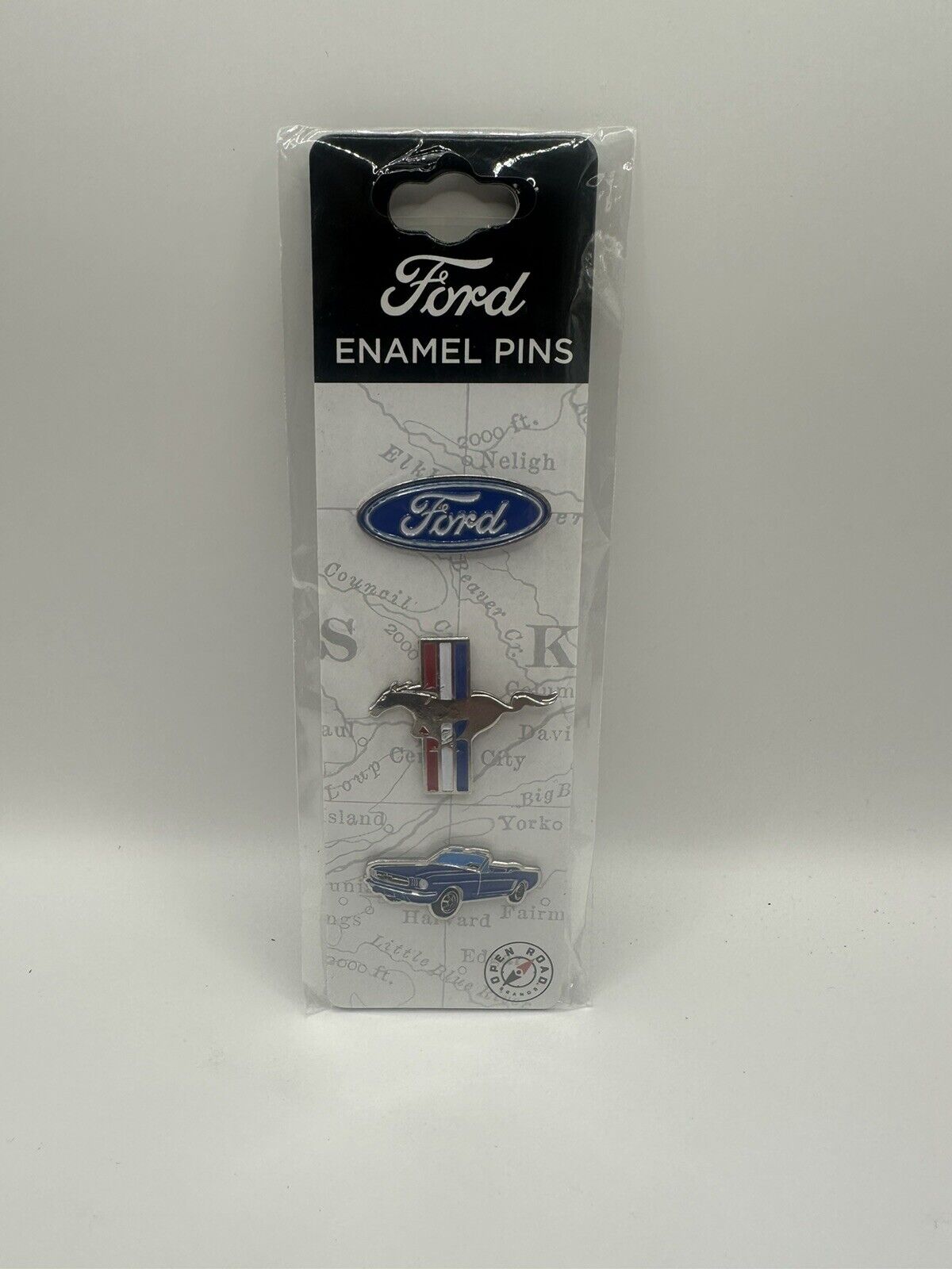 Ford Mustang 3-Piece Open Road Collector Pin Set - Official Licensed