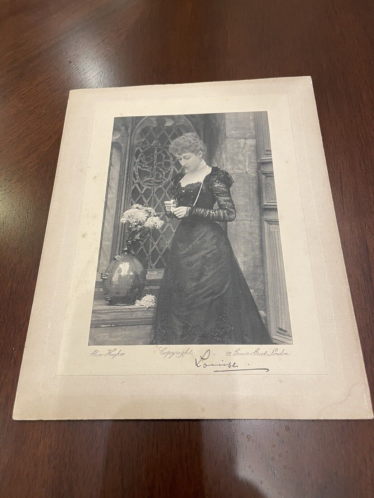Antique Photograph Photo Alice Hughes Princess Louise Duchess of Fife c. 1899