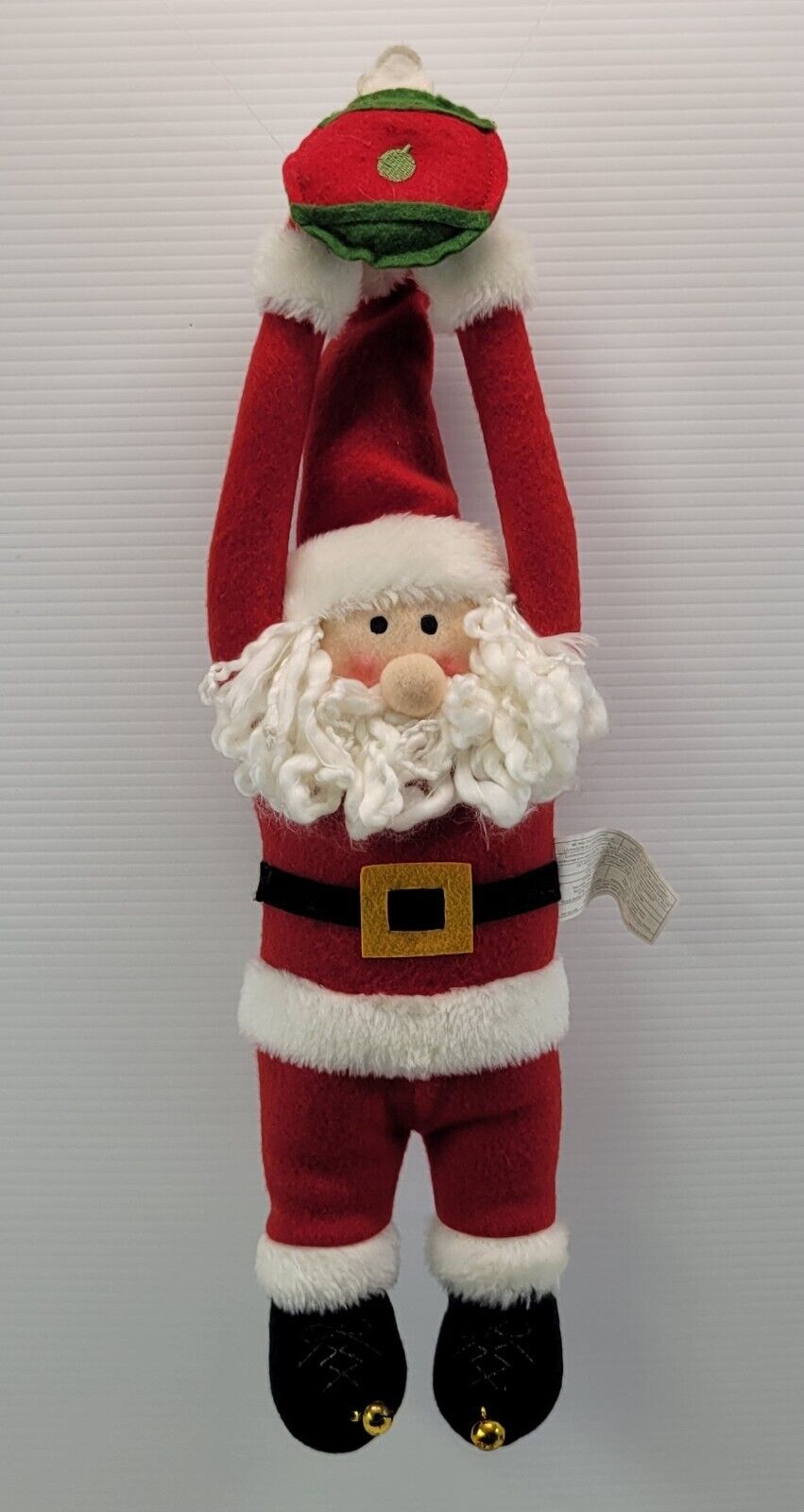 MM) 2009 Avon Animated Hanging Plush Santa Christmas Decoration