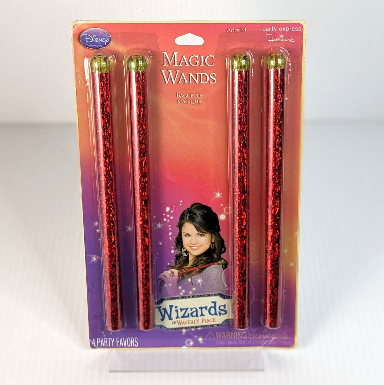Vintage Disney Wizards of Waverly Place Magic Wands PACK Of 4 RARE NOS