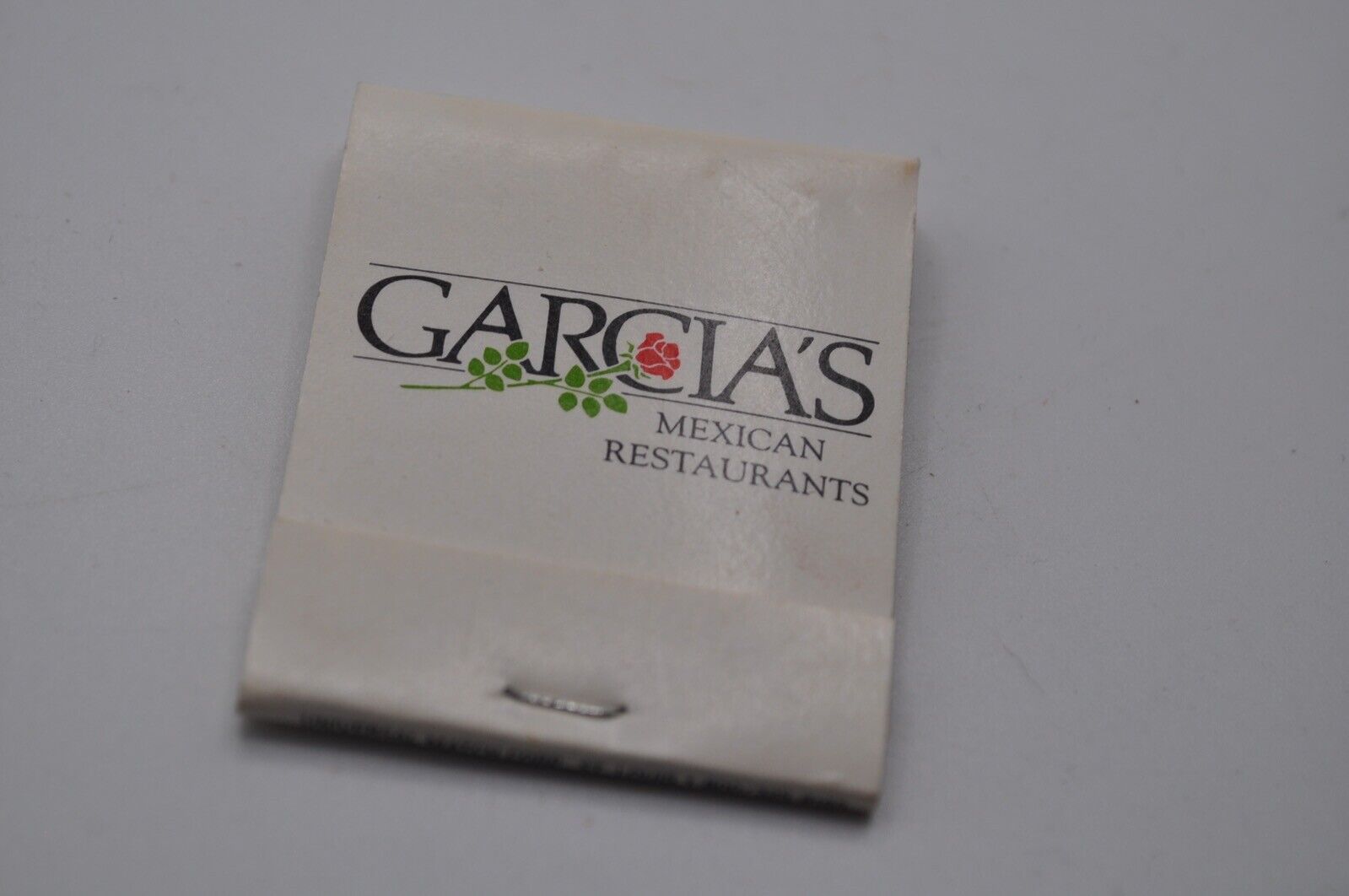 Vintage Matchbook Garcia’s Mexican Restaurants Unstruck