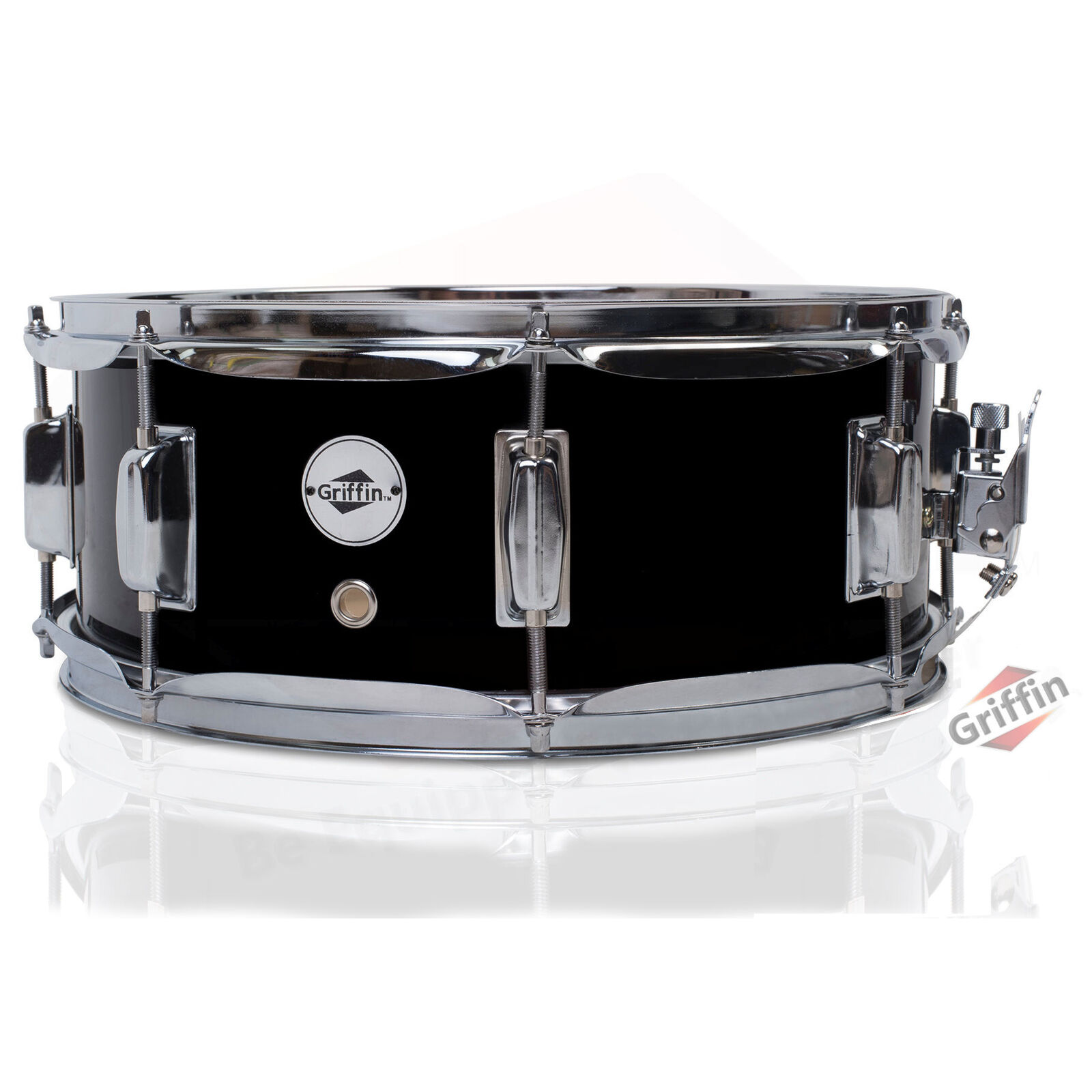 GRIFFIN Snare Drum - Black 14