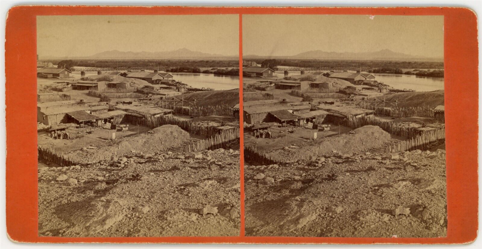 ARIZONA SV - Yuma Panorama - 1870s VERY SCARCE