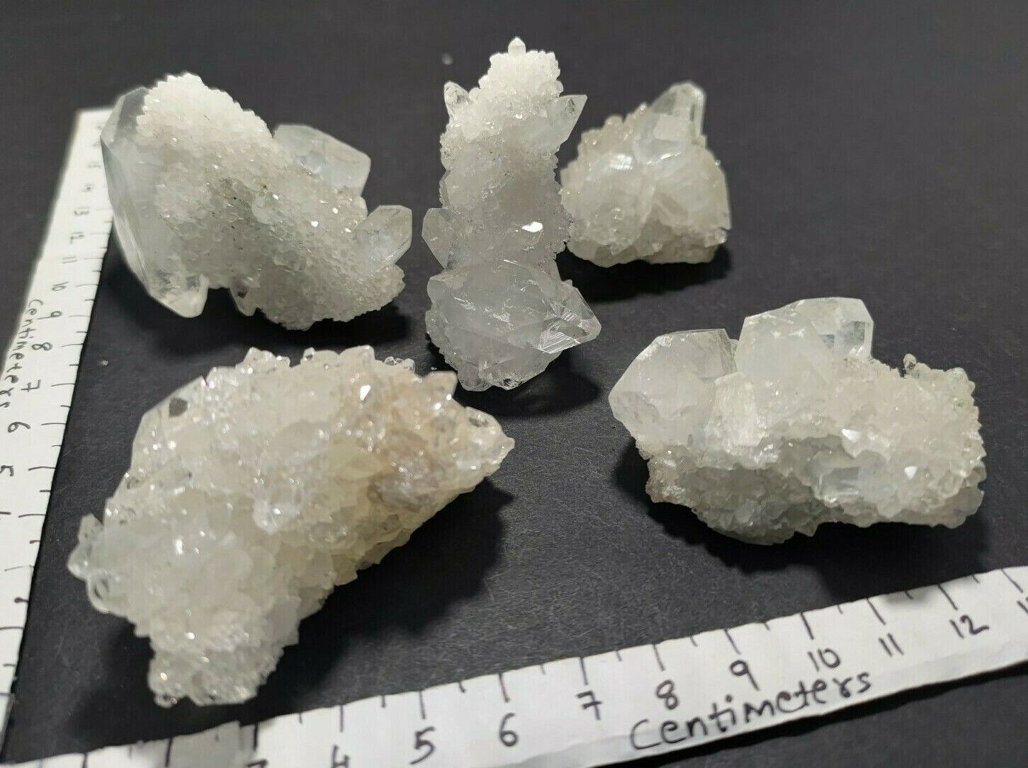 fine natural Apophyllite terminated cluster mm quartz crystal stone 1339