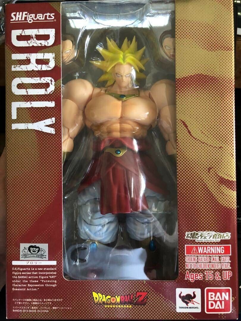 S.H.Figuarts Broly Figure Dragon Ball Z Tamashii Web Shop Limited Unsealed