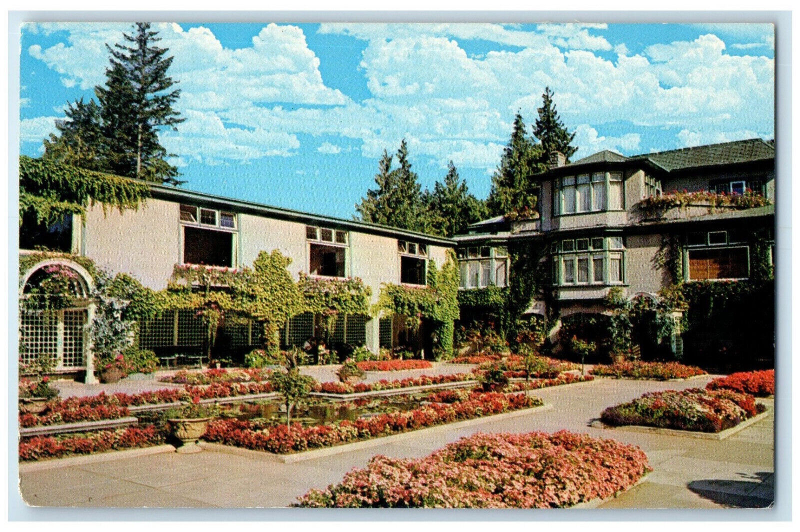 c1960\'s The Butchart Gardens Victoria British Columbia Canada Postcard