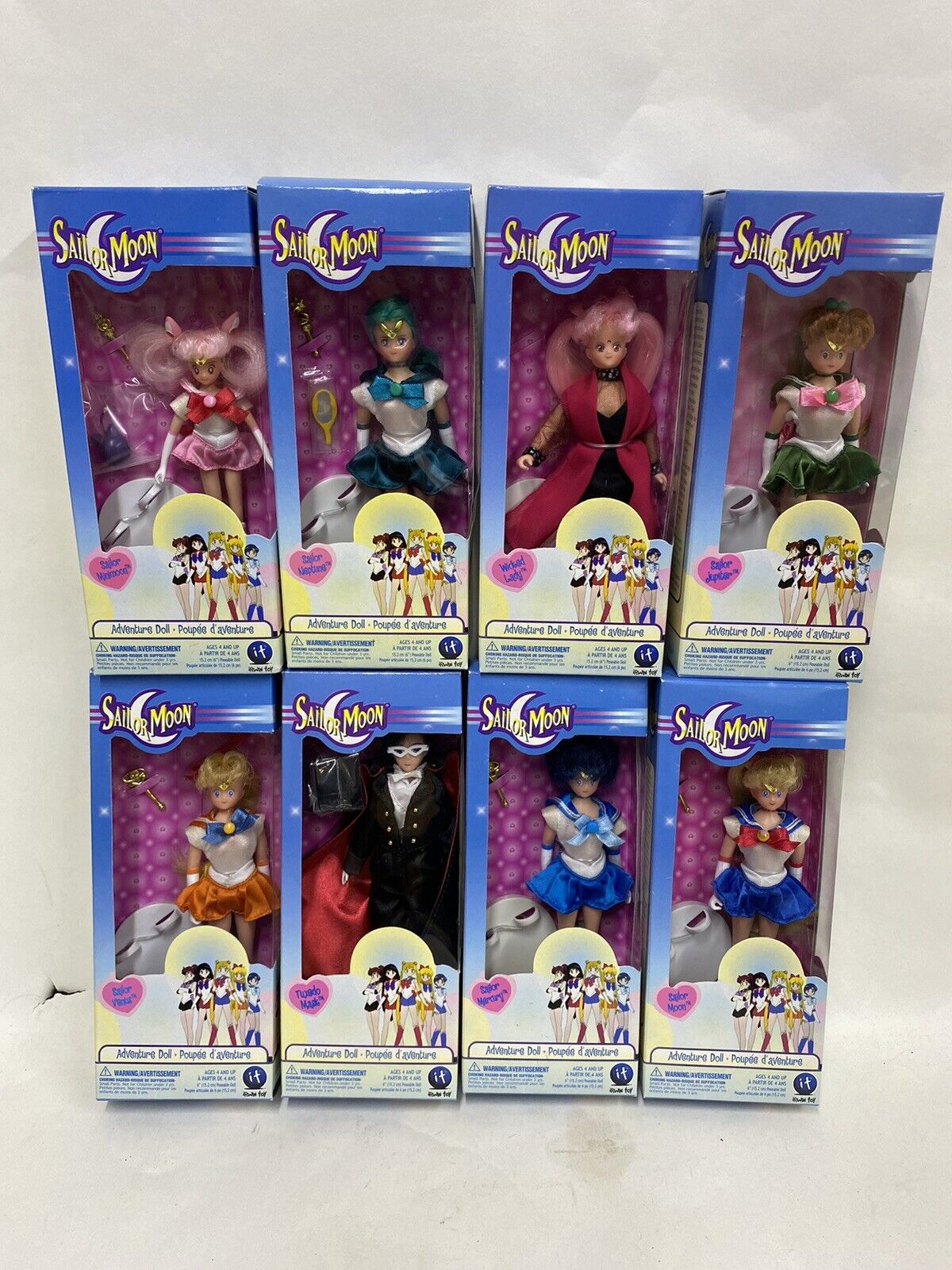 9  Different IRWIN TOYS Vintage 2000 Sailor Moon 6\