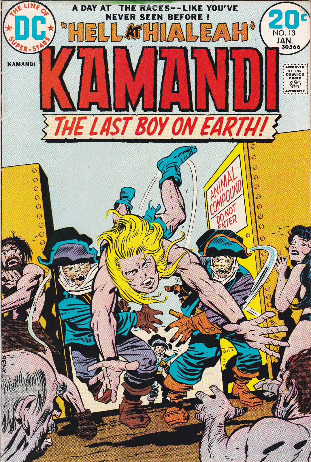 DC Comics KAMANDI: THE LAST BOY ON EARTH #13-Jack Kirby- Bronze Age- 1974- VG/F