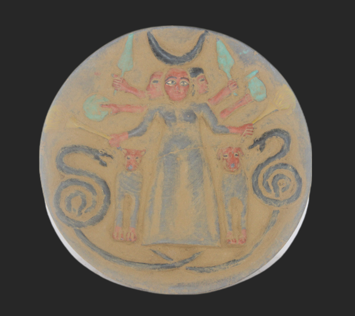 RARE ANCIENT EGYPTIAN ANTIQUE Dark Magic Protection Plate Stella Stela (A+)
