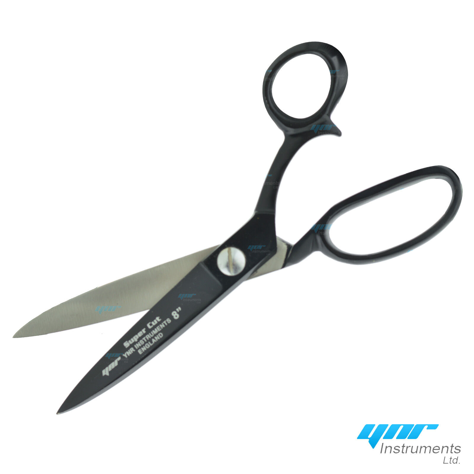 YNR Tailor Scissors Dressmaking Quality Upholstery Fabric Cutters Shears Black
