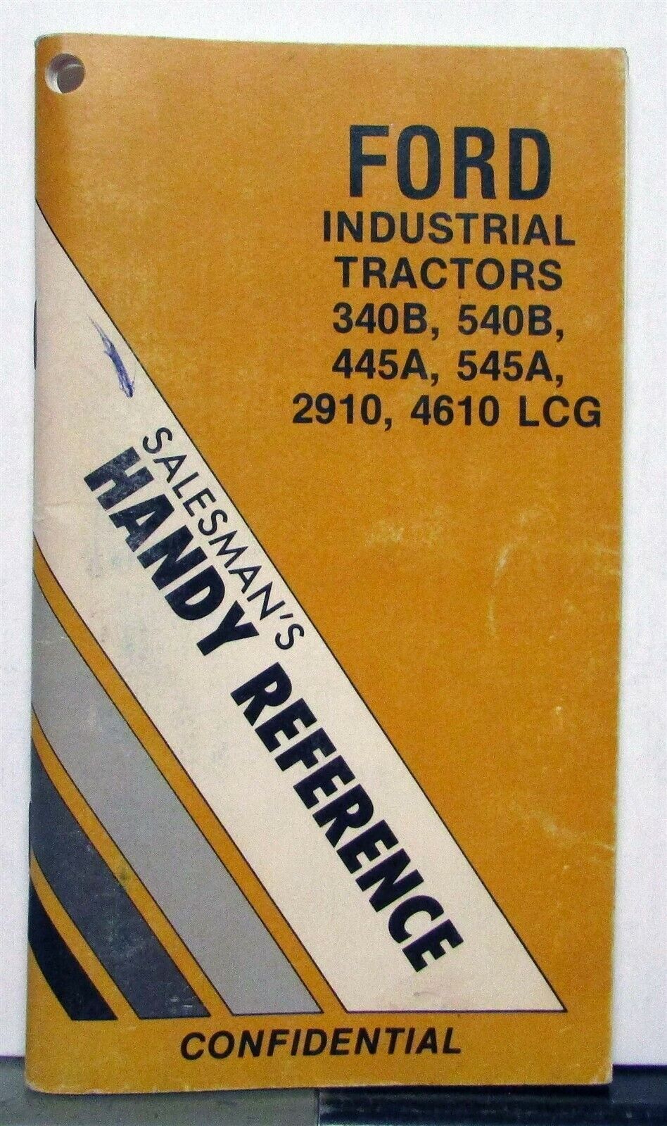 1984 Ford 340B 540B 445A Construction Specifications Salesman Reference Brochure