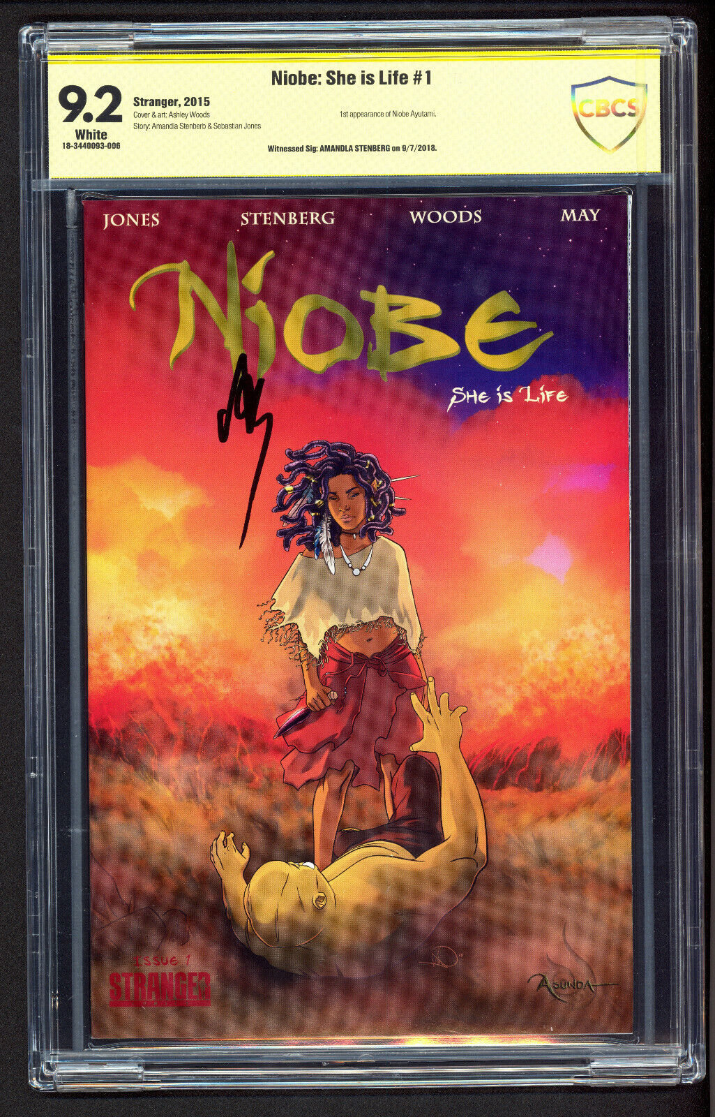 Niobe: She is Life #1 CBCS 9.2 SS AMANDLA STENBERG OPTIONED HBO TV NM- FIRST APP