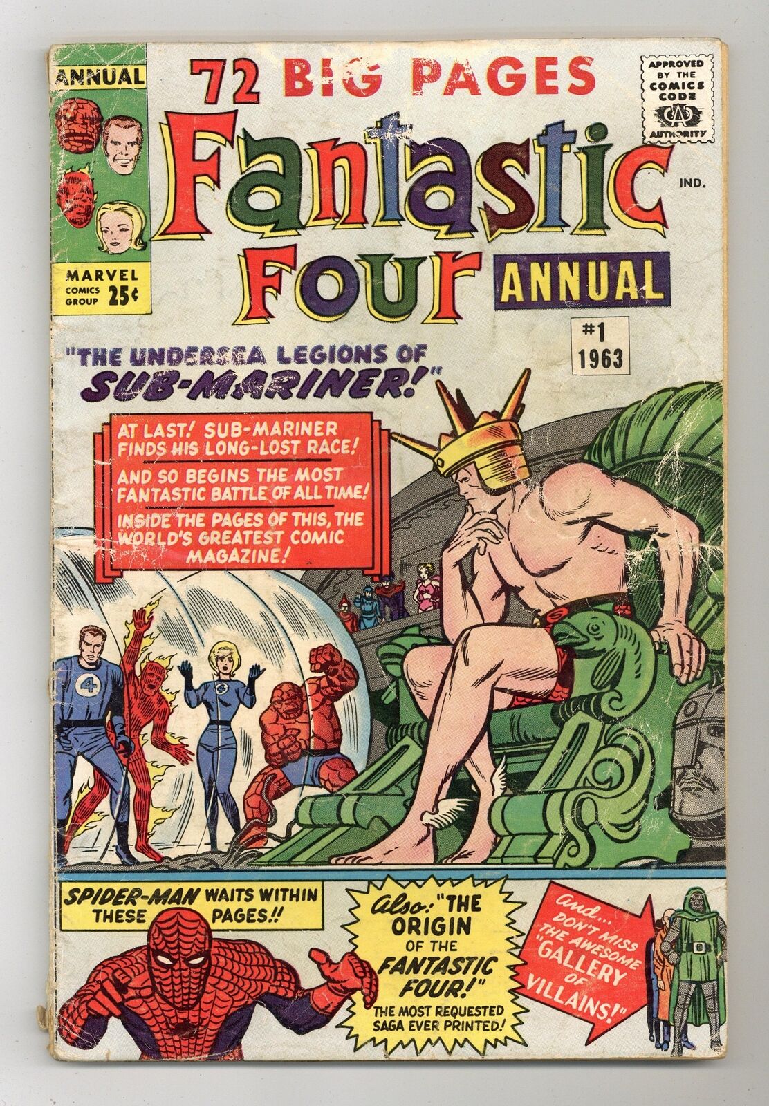 Fantastic Four Annual #1 FR/GD 1.5 1963